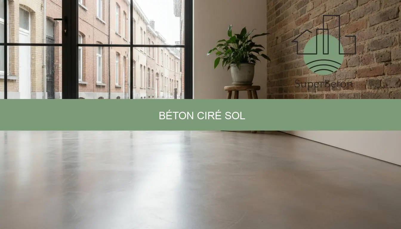 béton ciré sol prix m2 et conseils