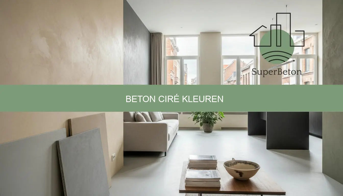 Beton Ciré kleuren kiezen? Bekijk alle opties