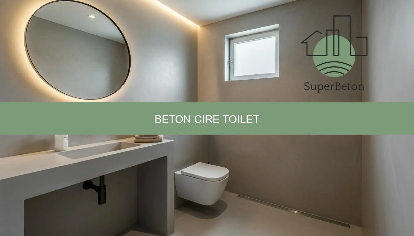 Beton Cire toilet: prijs, kleuren en advies
