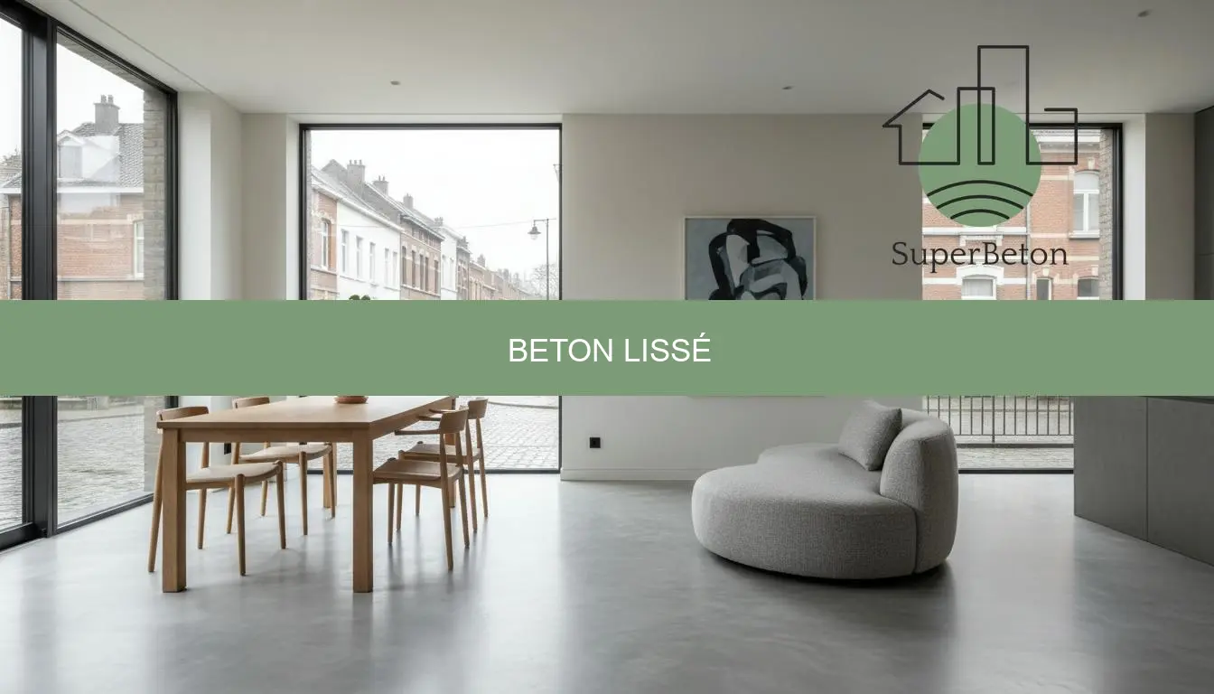 Béton lissé prix m2, intérieur et extérieur