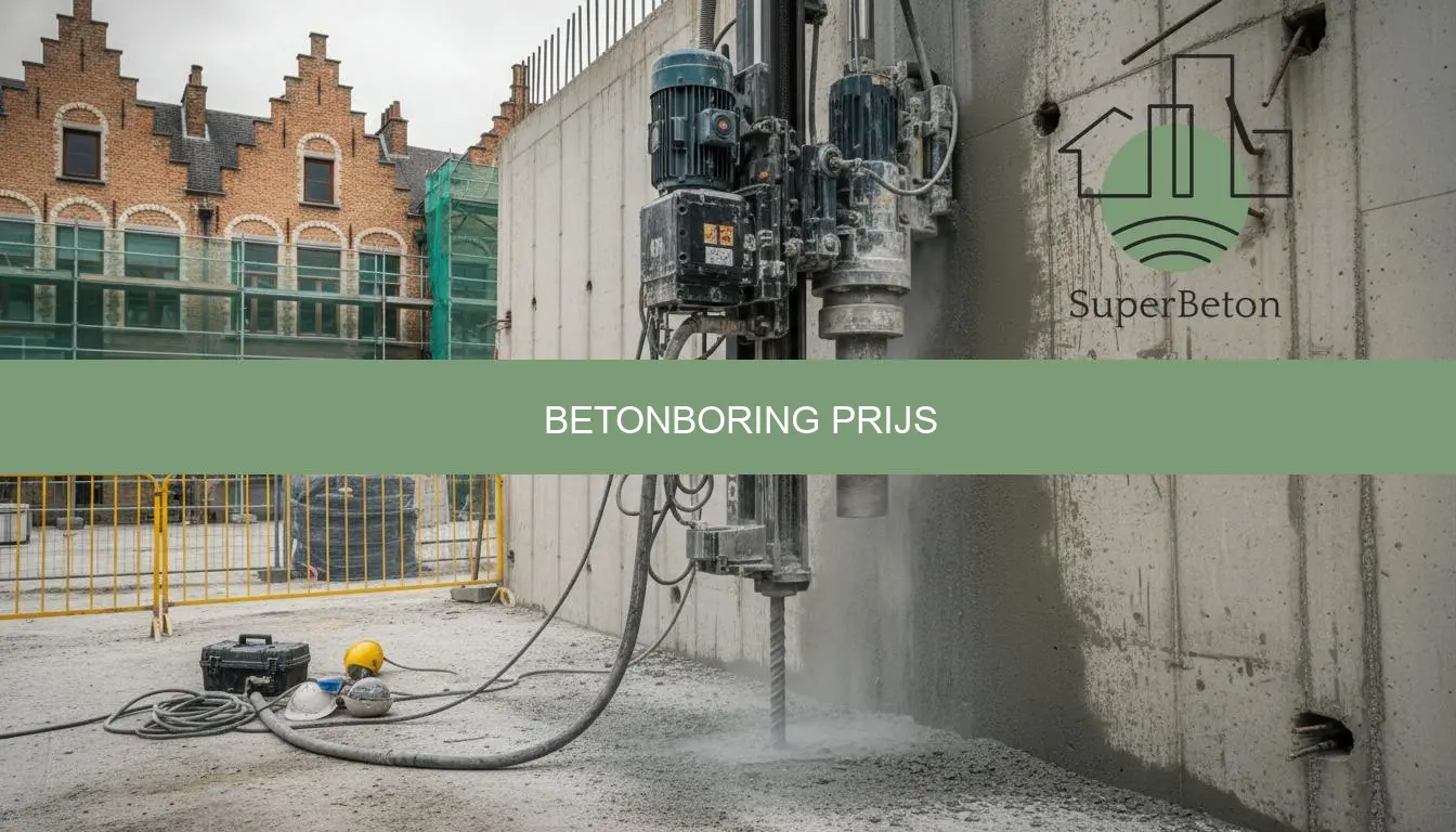 Betonboring prijs | Kosten per cm en per gat