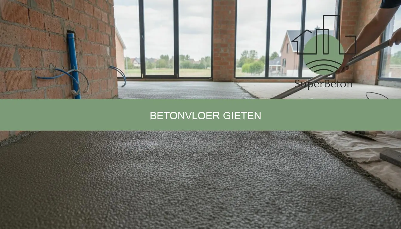 Betonvloer gieten prijs en stappenplan