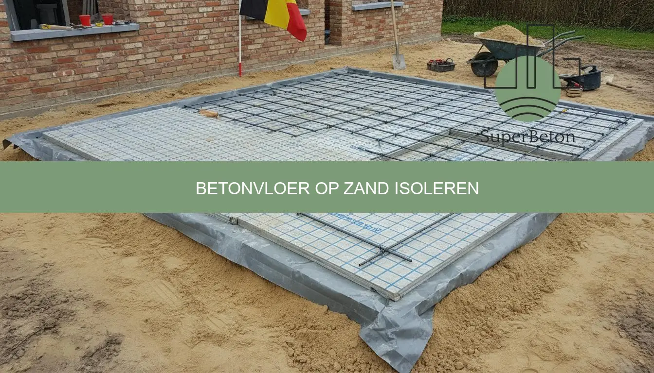 Betonvloer op zand isoleren | Opbouw & Prijs