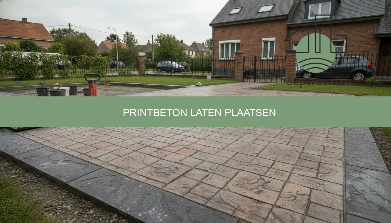 Printbeton laten plaatsen Prijs & Offertes
