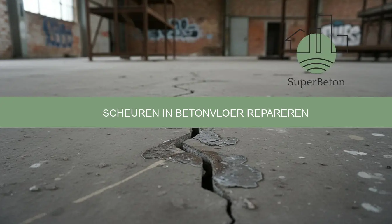 Scheuren in betonvloer repareren | Info & prijs